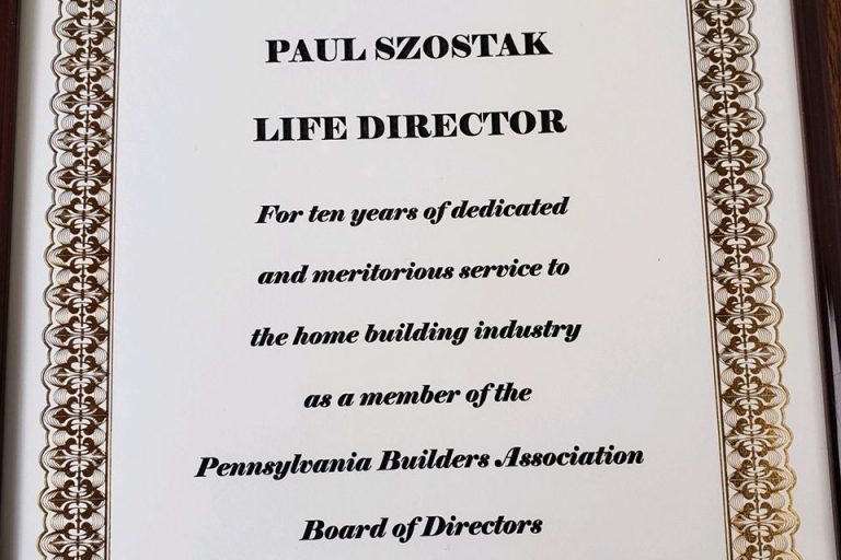Paul Szostak Award 2